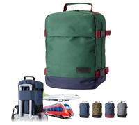 BambiniWelt by Rafael K. Zaino per Ryanair Eurowings 40 x 20 x 25 cm, 40 x 30 x 20 cm, zaino da viaggio per cabina Weekender, verde-blu, 40x20x25 cm 20L, Rucksack