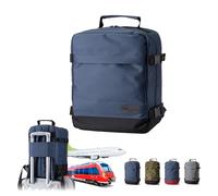 BambiniWelt by Rafael K. Zaino per Ryanair Eurowings 40 x 20 x 25 cm, 40 x 30 x 20 cm, zaino da viaggio per cabina Weekender, blu/nero, 40x20x25 cm 20L