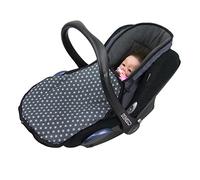 BAMBINIWELT - Coprigambe invernale per ovetto compatibile con MAXI-COSI Cabrio Fix, Pebble, Citi con stella in pile (stella grigia scuro) XX