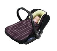 BAMBINIWELT - Coprigambe invernale per ovetto compatibile con MAXI-COSI Cabrio Fix, Pebble, Citi con stelle in lana (stelle bordeaux) XX