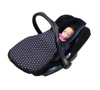 BAMBINIWELT - Coprigambe invernale per ovetto compatibile con MAXI-COSI Cabrio Fix, Pebble, Citi con stella in pile (stelle marino) XX