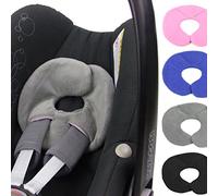 Bambiniwelt, cuscino imbottito per la testa per Maxi Cosi Pebble/Pebble Plus, pile (grigio chiaro) XX