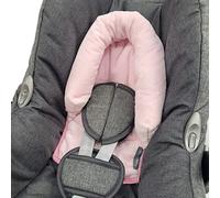 Bambiniwelt, cuscino poggiatesta per ovetto, compatibile con Maxi Cosi modello Cabrio Fix e Citi, gruppo 0, pile (pile rosa)