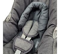 Bambiniwelt, cuscino poggiatesta per ovetto, compatibile con Maxi Cosi modello Cabrio Fix, gruppo 0, cotone (cotone grigio scuro)