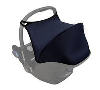 BAMBINIWELT Parasole parasole per ovetto, compatibile con Maxi Cosi CABRIO-FIX + imbottitura inclusa (marina)