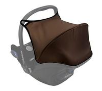 BAMBINIWELT Parasole parasole per ovetto, compatibile con Maxi Cosi CABRIO-FIX + imbottitura inclusa (marrone)