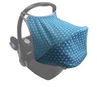 BAMBINIWELT - Parasole per ovetto, compatibile con Maxi Cosi CABRIO-FIX stelle (turchese)