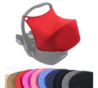 BAMBINIWELT - Parasole UV50+ per Maxi-Cosi Cabriofix, parasole, ovetto, seggiolino auto VELOUR (rosso VELOUR) XX