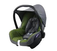 BAMBINIWELT Rivestimento di ricambio compatibile con Maxi-Cosi CabrioFix per ovetto, 6 pezzi, misto poliestere di alta qualità (grigio mélange verde scuro)