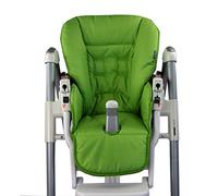 BAMBINIWELT - Rivestimento di ricambio per cuscino compatibile con Peg Perego Prima di Pappa-Diner (verde chiaro)