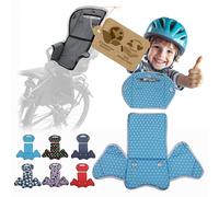 Bambiniwelt, rivestimento di ricambio per sedile della bicicletta, compatibile con Roma Jockey con stelle turchesi MOD 4 (modello 4)