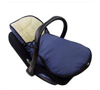 BambiniWELT - Sacco nanna invernale per ovetto, compatibile con MAXI-COSI Cabrio Fix con WOLLE UNI (Marine WOLLE) XX