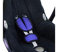 BAMBINIWELT - Set di imbottiture universali per seggiolino auto, compatibile ad esempio con Maxi Cosi Cybex (blu)