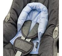 BambiniWelt24 Cuscino per ovetto compatibile con Maxi Cosi modello Cabrio Fix e Citi, gruppo 0, cotone (cotone azzurro)