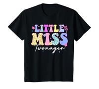Bambino 2 ° compleanno Little Miss Twonager 2 anni bambina Maglietta
