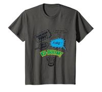 Bambino 2000 AD Giudice Dredd Retro Comic Citazioni Bambini Maglietta