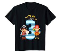 Bambino 3 Compleanno Bambini & Pirati - Regalo Di 3 Anni Maglietta