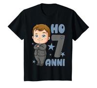 Bambino 7° Compleanno Ragazzo Bambino Ho 7 Anni Maglietta
