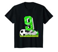 Bambino 9 ° compleanno calcio - Sono 9 anni ragazzo Maglietta