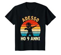 Bambino Adesso Ho 9 Anni Compleanno Di 9 Anni Vintage Dabbing Boys Maglietta