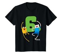 Bambino Adventure Time Finn and Jake 6th Birthday Maglietta