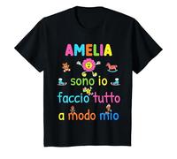 Bambino Amelia sono io faccio tutto a modo mio Maglietta