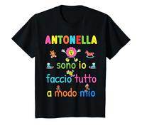 Bambino Antonella sono io faccio tutto a modo mio Maglietta