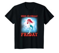 Bambino Ariel Little Mermaid When Is Finally Friday Maglietta