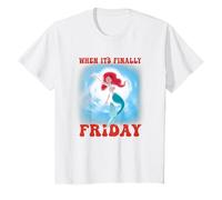 Bambino Ariel Little Mermaid When Is Finally Friday Maglietta
