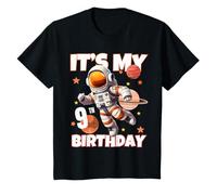 Bambino Astronauta di 9 anni è il mio nono compleanno Maglietta