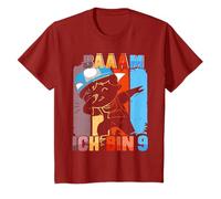 Bambino Bääm! Ich bin 9 Dabbing Geburtstag Shirt 9 Jahre Jungen 9. Maglietta