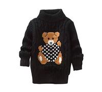 Bambino Bambini Neonate Solid Cartoon Stampa Pullover Maglione Crochet Top Maglione Bambina 2 Anni