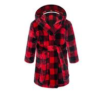 Bambino Bambini Neonati Maschi Ragazze con Cappuccio Caldo Flanella in Pile Asciugamano Accappatoio Cartone Animato Pigiama Morbido Indumenti da Notte Accappatoio Spugna