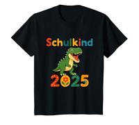 Bambino Bambini scolaro 2025 dinosauro, Dino di inizio scuola Maglietta