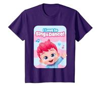 Bambino Bebefinn Finn Amo cantare e Ballare per Bambini Maglietta
