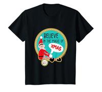 Bambino Believe in The Magic Elfie Christmas Kids Maglietta