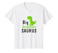 Bambino Big Brother Saurus Dinosaur Fratello Abbinamento Abiti Maglietta