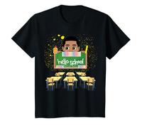 Bambino Black Boy Magic Back To School Hello Melanin Bambino Ragazzi Maglietta