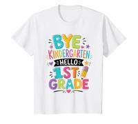 Bambino Bye Kindergarten Hello 1st Grade Camicia per Bambini - Primo Giorno Maglietta