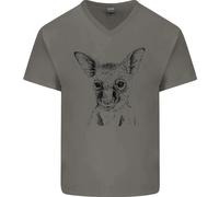 Bambino Canguro Schizzo Ecology Ambiente Uomo Scollo A V Cotone T-Shirt