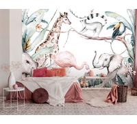 Bambino Carta da Parati Camera da Letto Animale Foto Murale 2 Taglie Disponibili