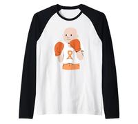 Bambino che batte il cancro. Sopravvissuto alla consapevolezza del cancro infantile Maglia con Maniche Raglan