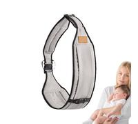Bambino che indossa un vettore, | Carrier traspirante per bambini grigio - Forniture di sicurezza esterne portatili, torace del porta del corpo regolabile per viaggi, shopping, gioco