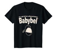Bambino Cheese Du Lait Et De La Bonne Humeur Retro Francese Bambini Maglietta