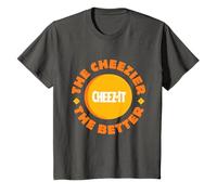 Bambino Cheez It Baked Snack Crackers The Cheezier The Better Kids Maglietta