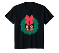 Bambino Chip'n'Dale Natale Wreath Maglietta