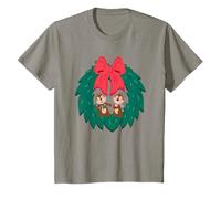 Bambino Chip'n'Dale Natale Wreath Maglietta