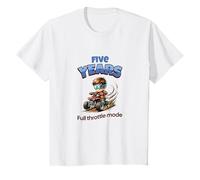 Bambino Cinque Anni modalità Full Throttle Maglietta