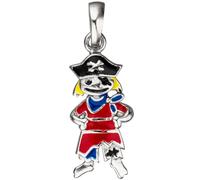 Bambino Ciondolo Pirati con Laccati colorato, Argento 925 rodiato Gioielli
