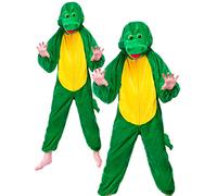 Bambino Coccodrillo Costume Libro Settimana Alligator Giungla Zoo S-XXL